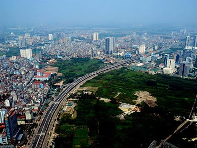 Đường trên cao Hà Nội dài 9Km trước ngày thông xe